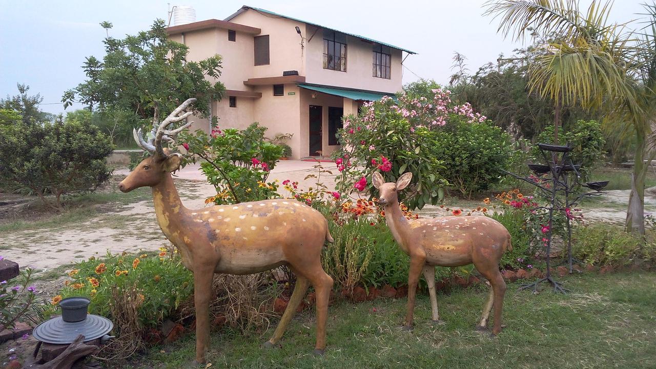 V Resorts Dudhwa Wilderness Camp Lakhimpur Eksteriør billede